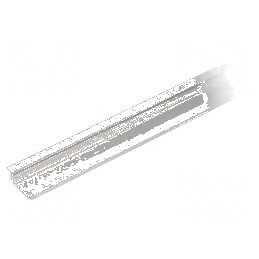 Profil LED încastrat 2m GROOVE10 aluminiu natural | Electronic-mag.ro | Componente Electronice