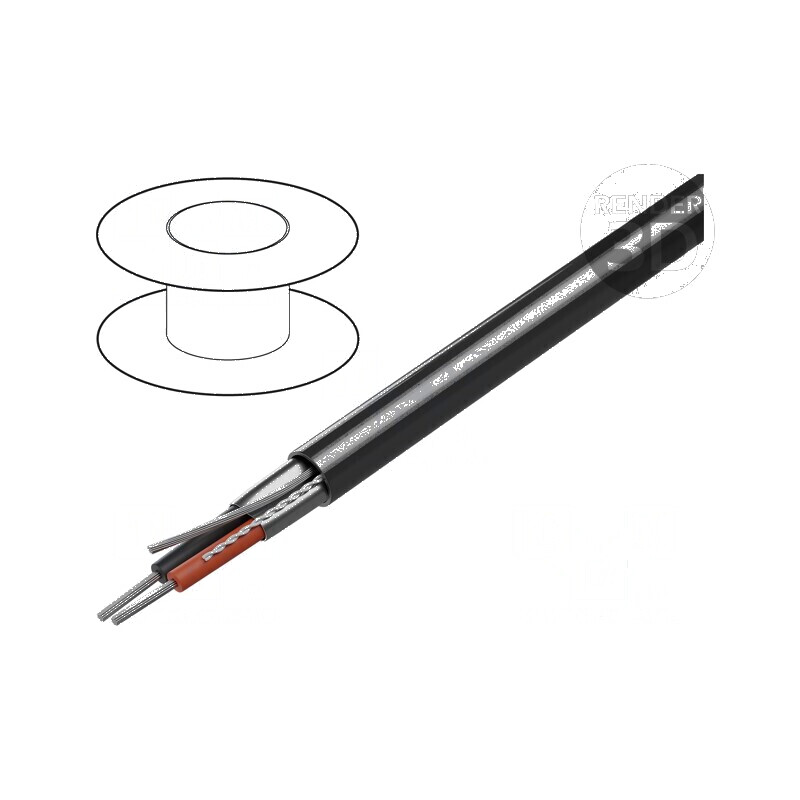 Cablu ecranat 1x2x18AWG PVC 300V 152m | Electronic-mag.ro | Componente Electronice