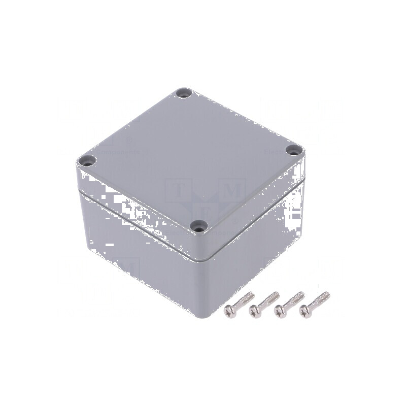Carcasă universală ABS gri închis IP67 80mm x 82mm x 55mm | Electronic-mag.ro | Componente Electronice