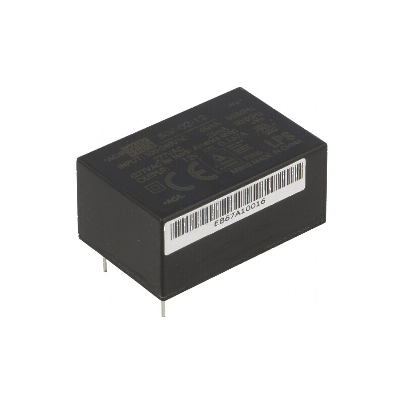 Convertor AC/DC 2W 85-305VAC la 12VDC, Ualim 120-430VDC | Electronic-mag.ro | Componente Electronice