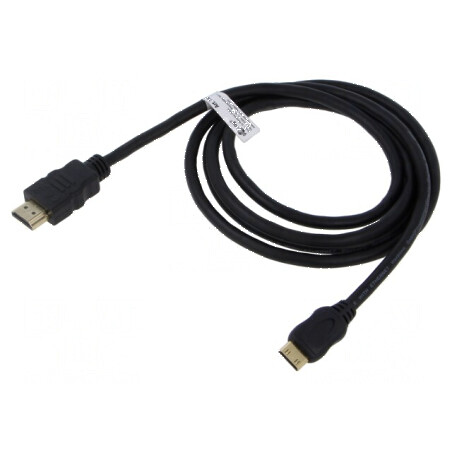 Cablu HDMI 2.0 HDCP 2.2, mini HDMI, 2m, PVC | Electronic-mag.ro | Componente Electronice