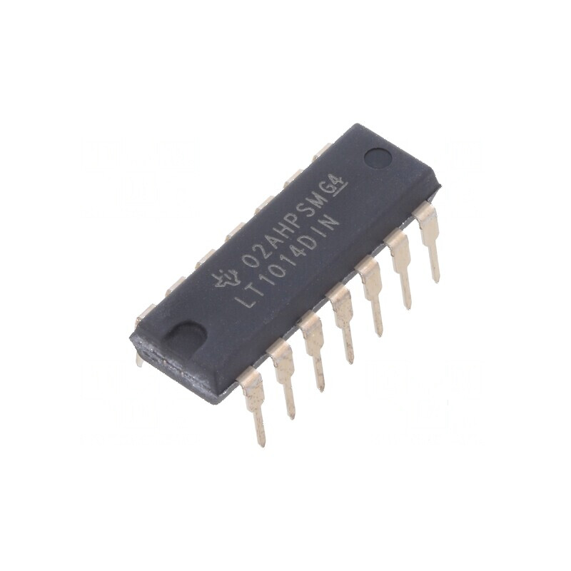 Amplificator operațional IC 1MHz 4 canale DIP14 ±2÷22VDC, 4÷44VDC | Electronic-mag.ro | Componente Electronice