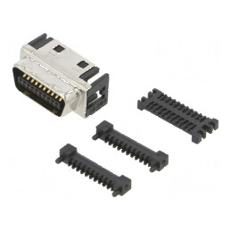 Conector D-Sub DXM IDC 20 PIN Mufă pentru Cablu-Bandă Tată | Electronic-mag.ro | Componente Electronice