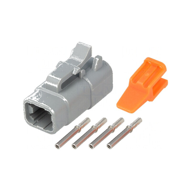 Conector cablu-cablu mamă ATM 4 PIN crimpat | Electronic-mag.ro | Componente Electronice