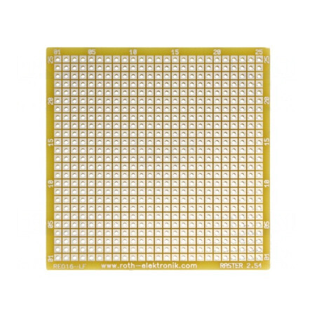 Placă universală singură faţă prototip 67,94mm x 68,58mm | Electronic-mag.ro | Componente Electronice