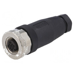 Conector M12 mufă 4 PIN mamă A-DeviceNet CANopen IP67 | Electronic-mag.ro | Componente Electronice