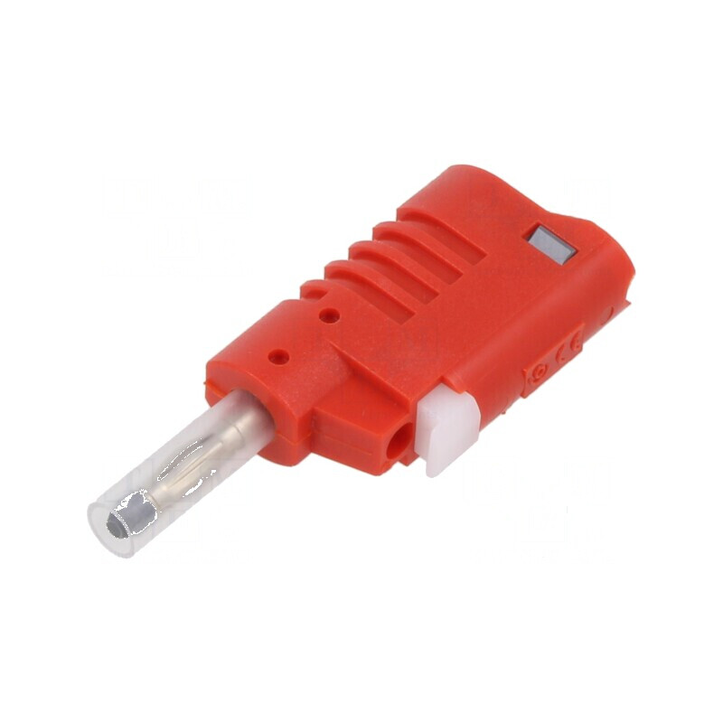 Conector banană 4mm roşu 36A 30VAC 60VDC 58,6mm 2,5mm2 | Electronic-mag.ro | Componente Electronice Conector banană 4mm roşu 36A 30VAC 60VDC 58,6mm 2,5mm2 | Electronic-mag.ro | Componente Electronice