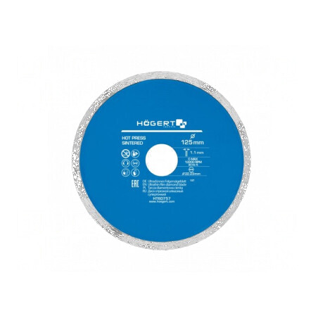 Disc de tăiere diamantat 125mm, orificiu 22,23mm, grosime 1,1mm | Electronic-mag.ro | Componente Electronice