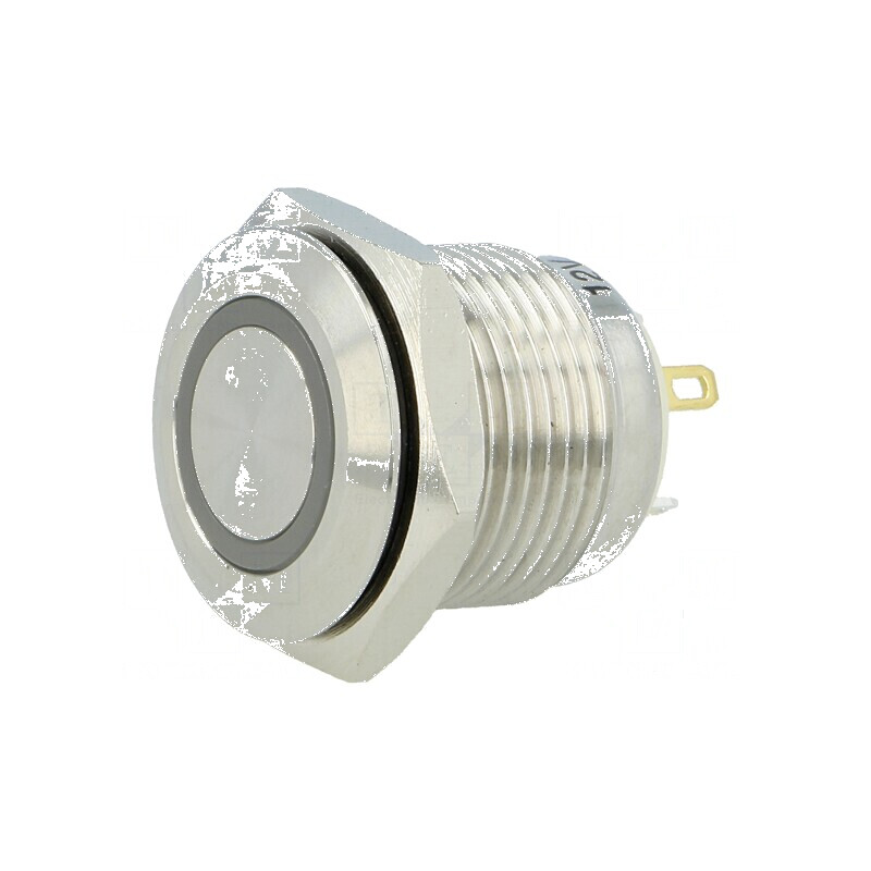 Comutator anti-vandalism SPST-NO 2A/36VDC IP65 albă | Electronic-mag.ro | Componente Electronice