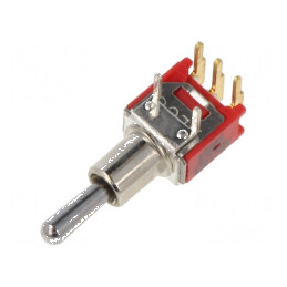 Comutator basculant SPDT ON-OFF-ON Poz: 3, temperatură 30÷85°C, 20mΩ | Electronic-mag.ro | Componente Electronice