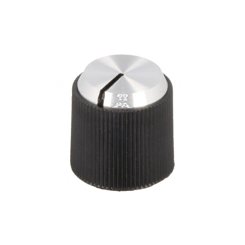 Buton rotativ aluminiu cu indicator Ø4mm | Electronic-mag.ro | Componente Electronice