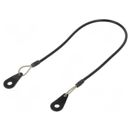 Cablu de asigurare PVC oțel inoxidabil 150mm | Electronic-mag.ro | Componente Electronice