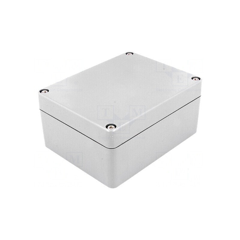 Carcasă universală ABS gri închis 90mm x 115mm x 55mm IP65 | Electronic-mag.ro | Componente Electronice