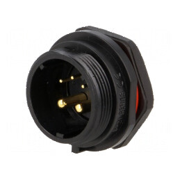 Soclu SP21 tată PIN 5A 30A IP68 500V 0,75mm² | Electronic-mag.ro | Componente Electronice