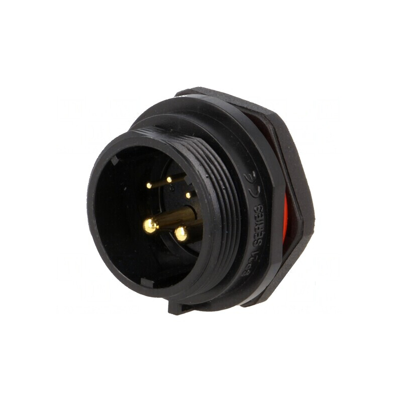 Soclu SP21 tată PIN 5A 30A IP68 500V 0,75mm² | Electronic-mag.ro | Componente Electronice