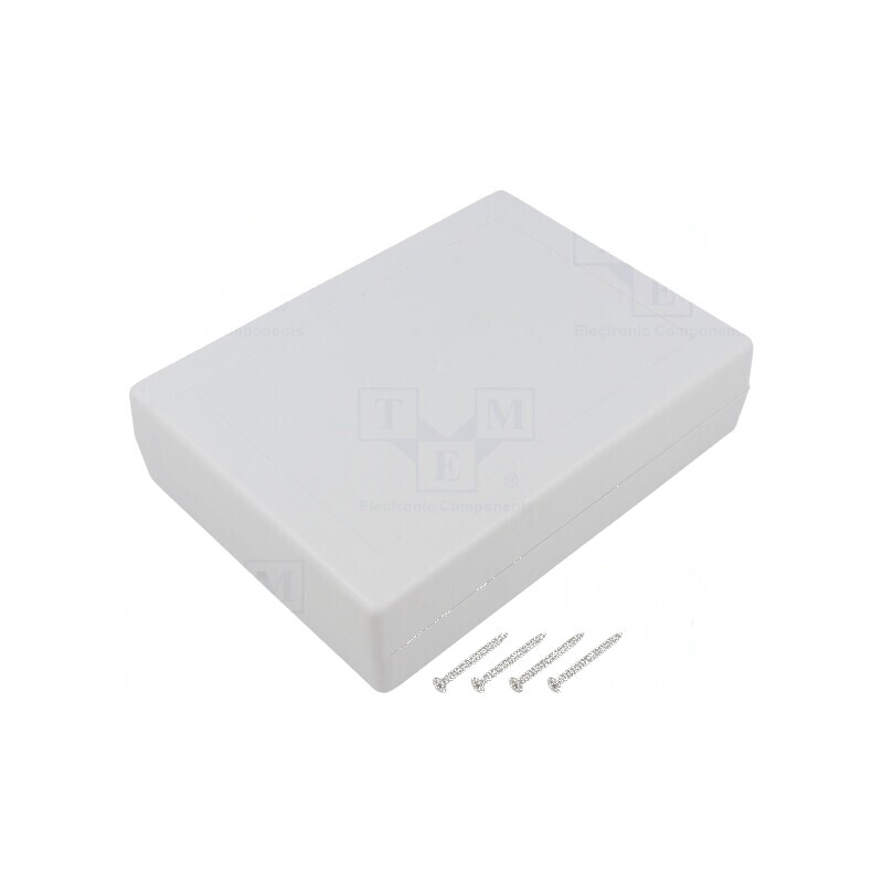 Carcasă universală ABS gri deschis 139,5mm x 190mm x 47mm | Electronic-mag.ro | Componente Electronice