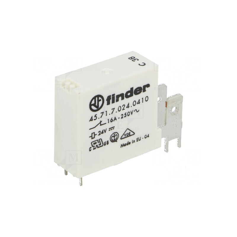 Releu electromagnetic SPST-NC 24VDC 250VAC | Electronic-mag.ro | Componente Electronice