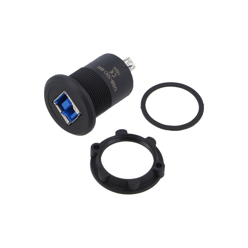 Adaptor USB A la USB B 3.0 cu filet M22 1÷10mm | Electronic-mag.ro | Componente Electronice