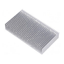 Radiator extrudat cu aripioare naturale 50mm x 90mm x 17mm | Electronic-mag.ro | Componente Electronice
