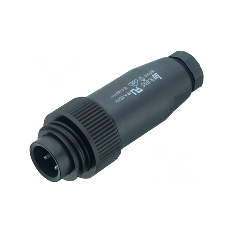 Conector circular 692, 693, RD24 250V PIN 7 mufă tată crimpat | Electronic-mag.ro | Componente Electronice