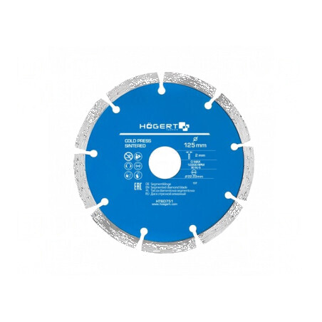 Disc de tăiere diamantat 125mm 22,23mm 2mm | Electronic-mag.ro | Componente Electronice