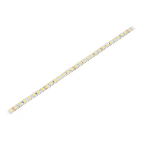 Bandă LED alb rece 2835 24V 168 LED/m 5mm PCB alb IP65 8W/m | Electronic-mag.ro | Componente Electronice