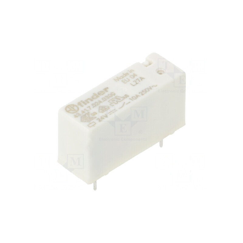 Releu electromagnetic SPST-NO 24VDC 10A/250VAC 43.41 | Electronic-mag.ro | Componente Electronice
