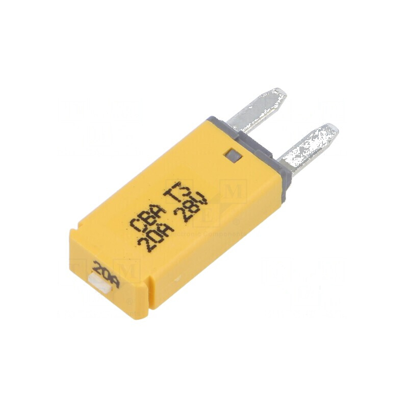 Siguranță termică 20A 28VDC auto 12,45mm | Electronic-mag.ro | Componente Electronice