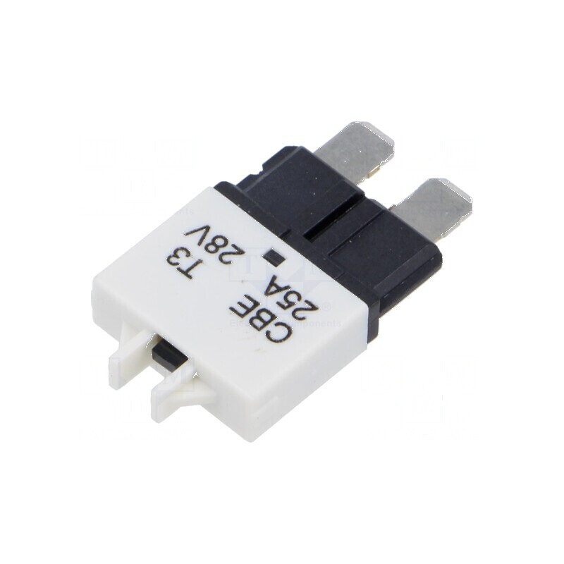 Siguranţă termică 25A 28VDC auto 20,5mm | Electronic-mag.ro | Componente Electronice
