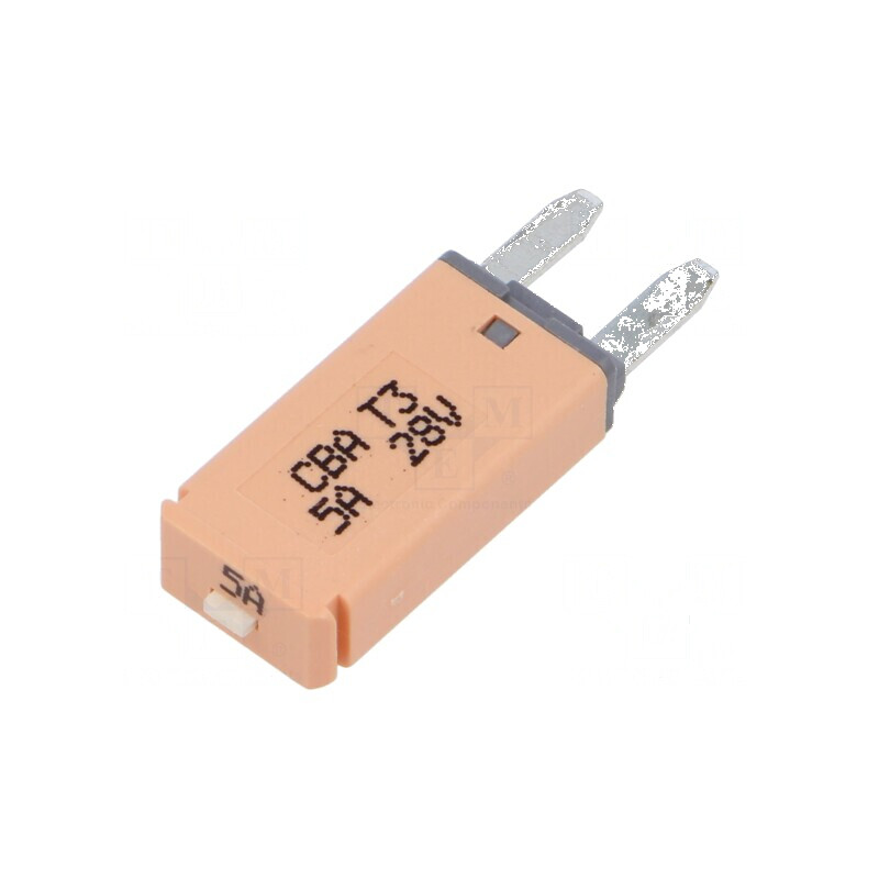Siguranță termică 5A 28VDC auto 12,45mm | Electronic-mag.ro | Componente Electronice