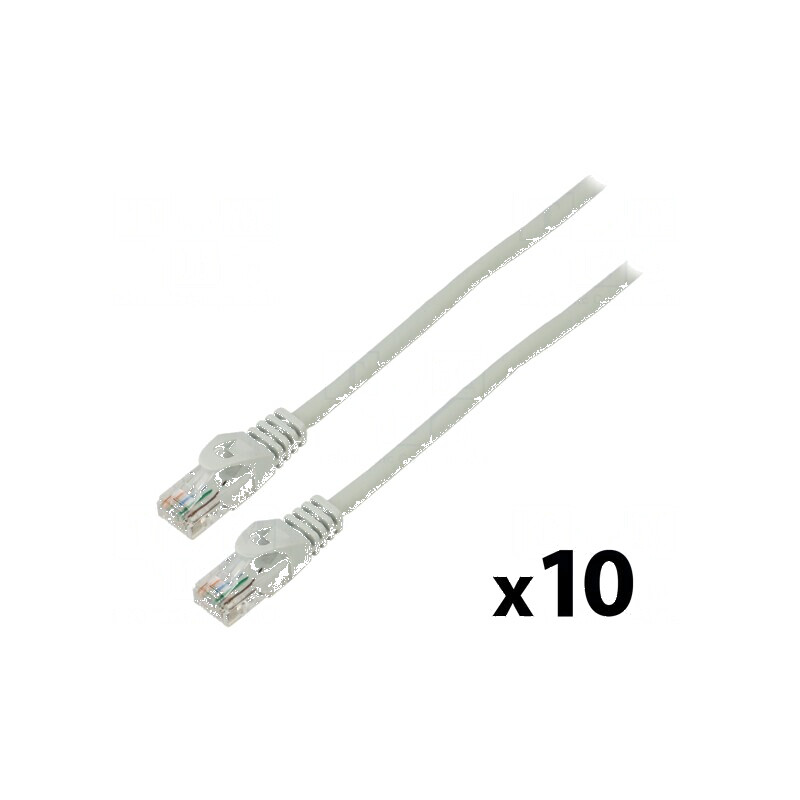 Patch cord U/UTP 6 litat CCA PVC gri 0,25m 26AWG | Electronic-mag.ro | Componente Electronice Patch cord U/UTP 6 litat CCA PVC gri 0,25m 26AWG | Electronic-mag.ro | Componente Electronice