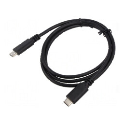 Cablu USB C x2 1m 480Mbps PVC | Electronic-mag.ro | Componente Electronice