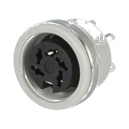 Conector DIN soclu mamă 5 pini 240° lipire | Electronic-mag.ro | Componente Electronice