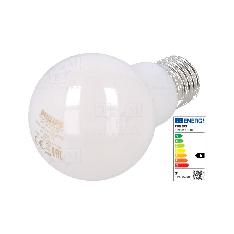 Lampă LED E27 7W 2700K 806lm Alb Cald | Electronic-mag.ro | Componente Electronice
