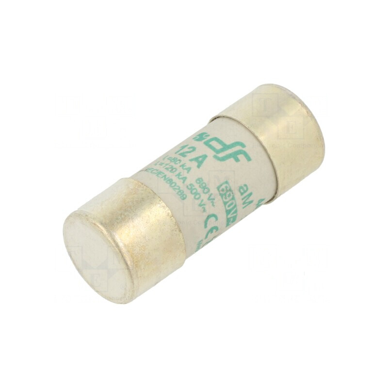 Siguranţă aM 12A 690VAC 22x58mm | Electronic-mag.ro | Componente Electronice