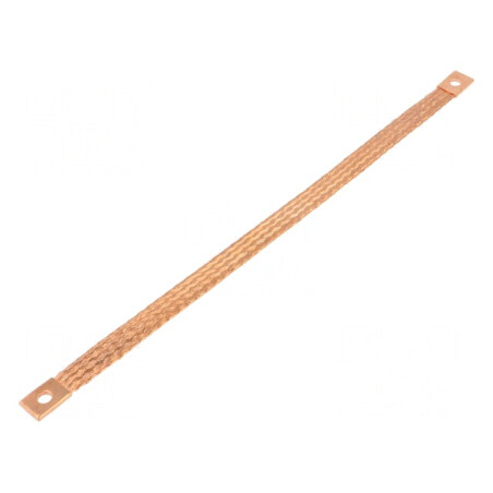 Trese bandă de împământare 10mm² - L: 300mm, Ø1: 7mm, Ø2: 7mm | Electronic-mag.ro | Componente Electronice