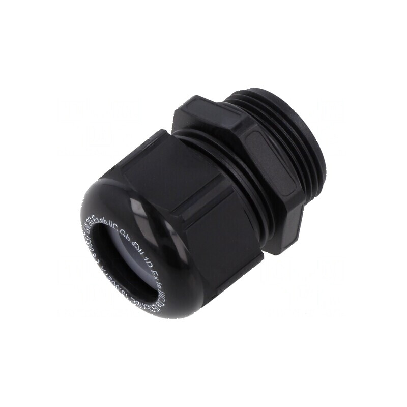 Garnitură etanșare M25 1,5 IP68 poliamidă neagră | Electronic-mag.ro | Componente Electronice