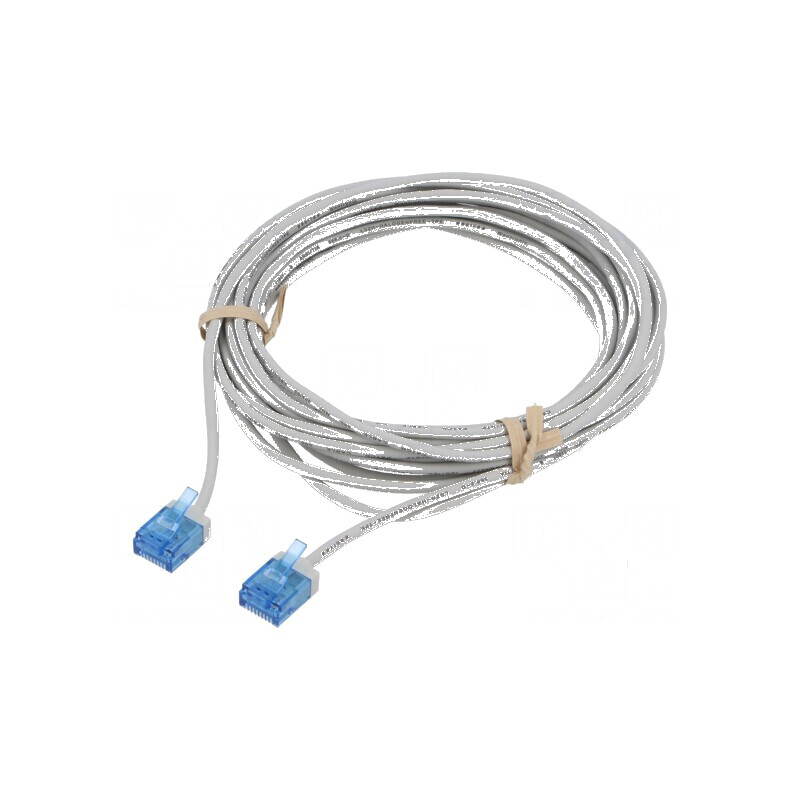 Cablul de rețea U/FTP 6a 5m LSZH gri 32AWG placat cu aur | Electronic-mag.ro | Componente Electronice