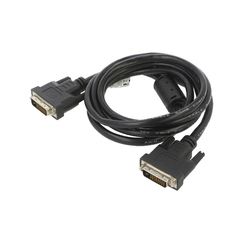 Cablu DVI-D Dual Link 1,8m Mufă Mufă | Electronic-mag.ro | Componente Electronice