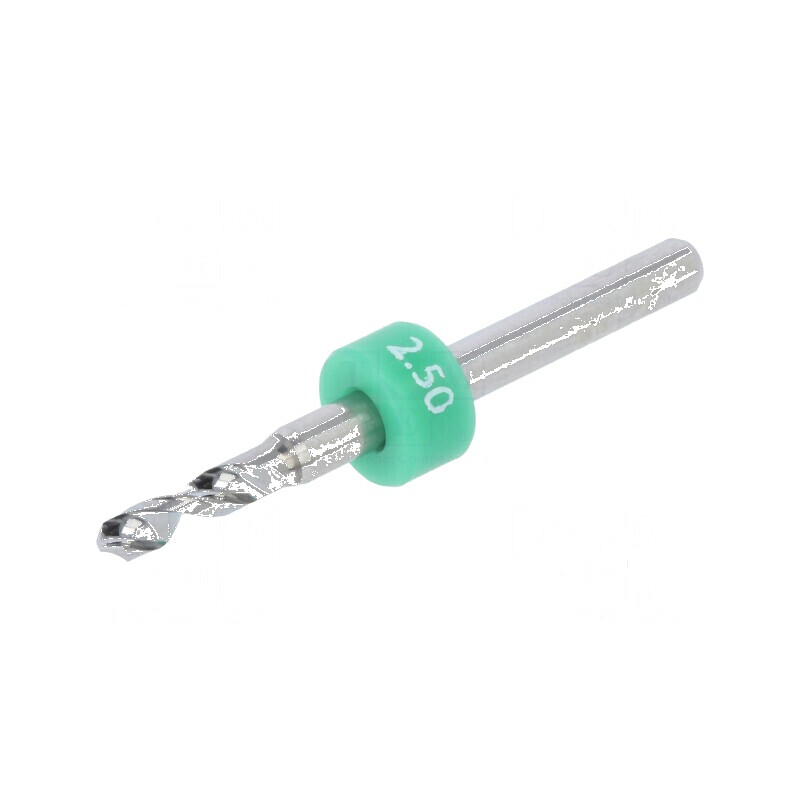 Burghiu 2,5mm oţel carbon pentru plăci PCB 1/8 (3,175mm) | Electronic-mag.ro | Componente Electronice