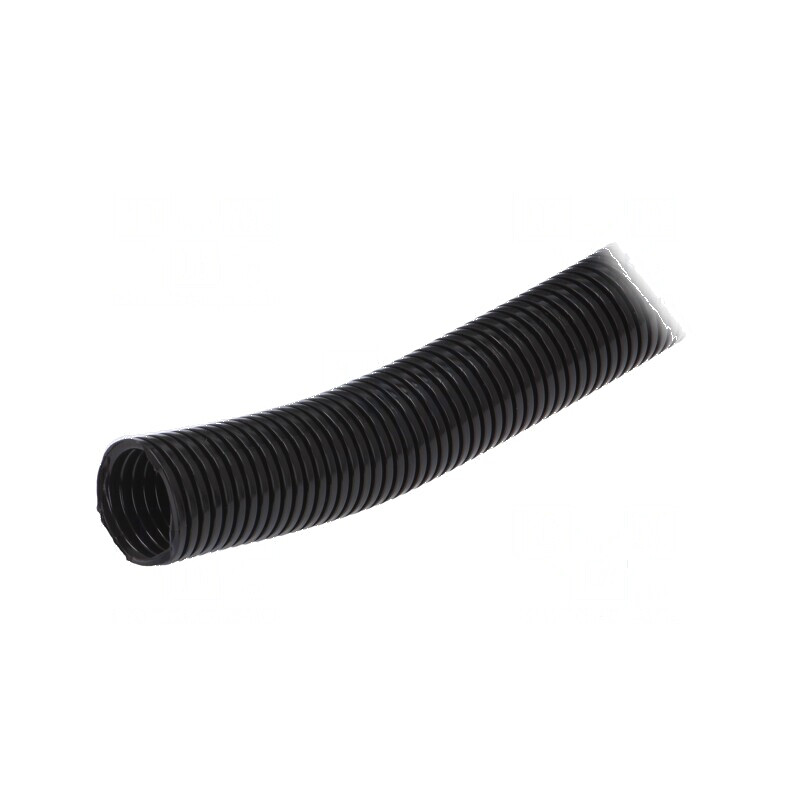 Tub de protecție poliamidă neagră 23mm -40÷120°C | Electronic-mag.ro | Componente Electronice