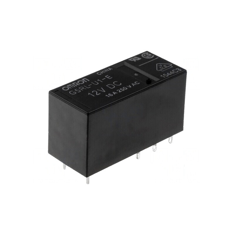 Releu electromagnetic SPDT 12VDC, 16A | Electronic-mag.ro | Componente Electronice