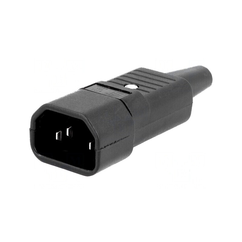 Conector alimentare AC 10A 250VAC IEC 60320 mufă tată drept | Electronic-mag.ro | Componente Electronice Conector alimentare AC 10A 250VAC IEC 60320 mufă tată drept | Electronic-mag.ro | Componente Electronice