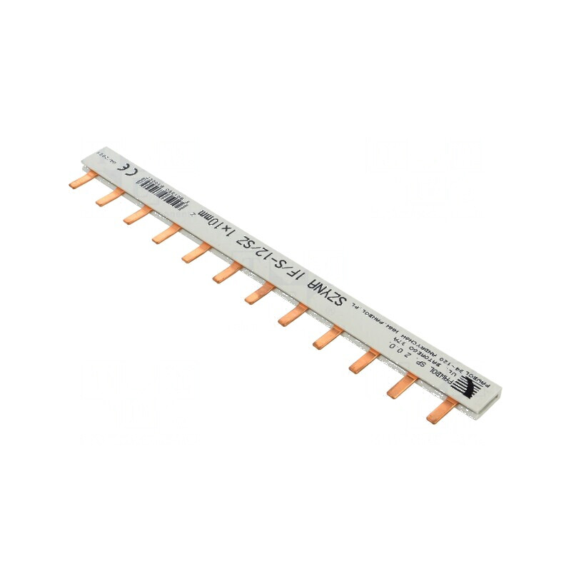Bară colectoare 10mm² 400V 1 Poli 17,8mm 210mm | Electronic-mag.ro | Componente Electronice
