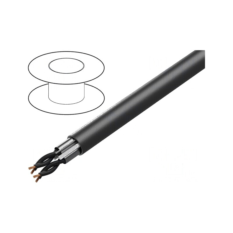 Cablu POWER 1000-YFR-TP-IOS 4x2x1mm2 litat Cu PVC negru | Electronic-mag.ro | Componente Electronice