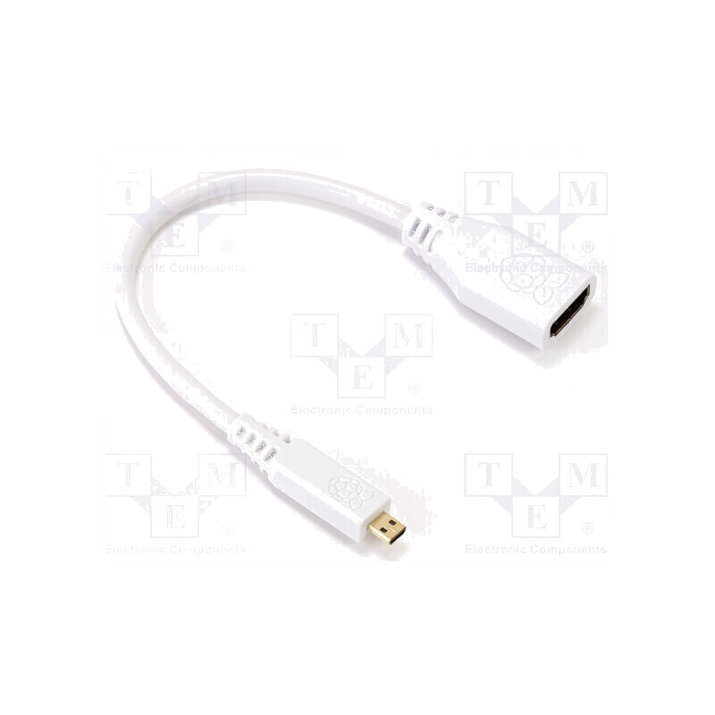 Cablu de conectare alb 235mm | Electronic-mag.ro | Componente Electronice