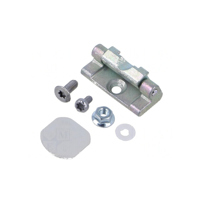 Balama Kit: Piuliță, Balamă, Capac, Șurub pentru Montaj | Electronic-mag.ro | Componente Electronice