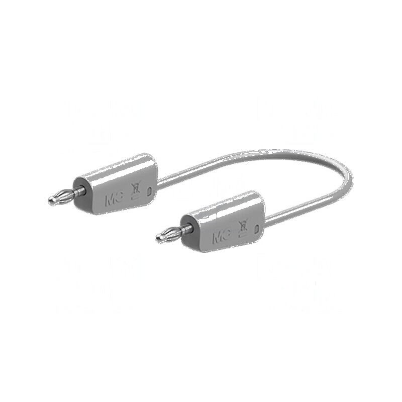 Cablu de măsurare 60VDC 30VAC 32A 0,25m gri | Electronic-mag.ro | Componente Electronice