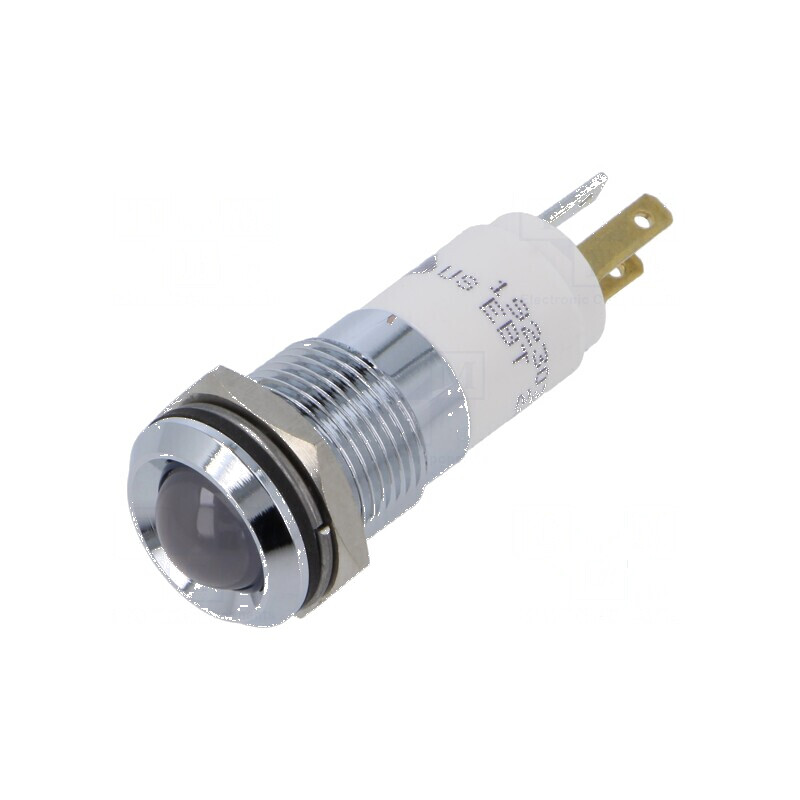 Lampă LED de control 24VDC cu clipire roşie/verde Ø14mm | Electronic-mag.ro | Componente Electronice