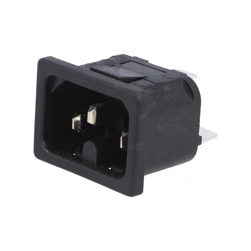 Conector alimentare AC soclu tată 10A 250VAC IEC 60320 | Electronic-mag.ro | Componente Electronice Conector alimentare AC soclu tată 10A 250VAC IEC 60320 | Electronic-mag.ro | Componente Electronice